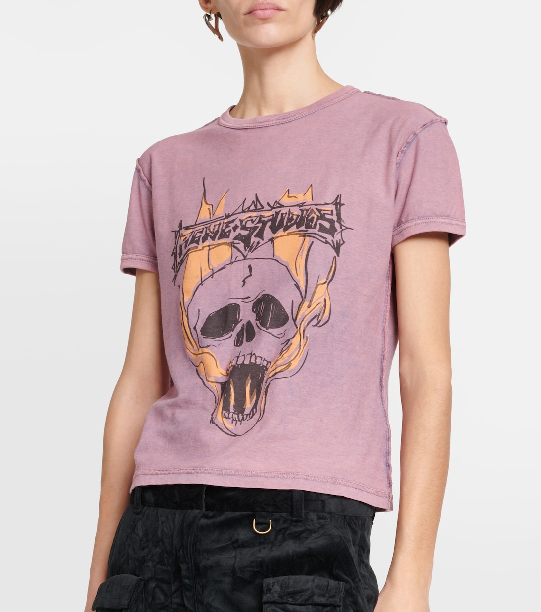 T-shirt imprimé en coton | Acne Studios