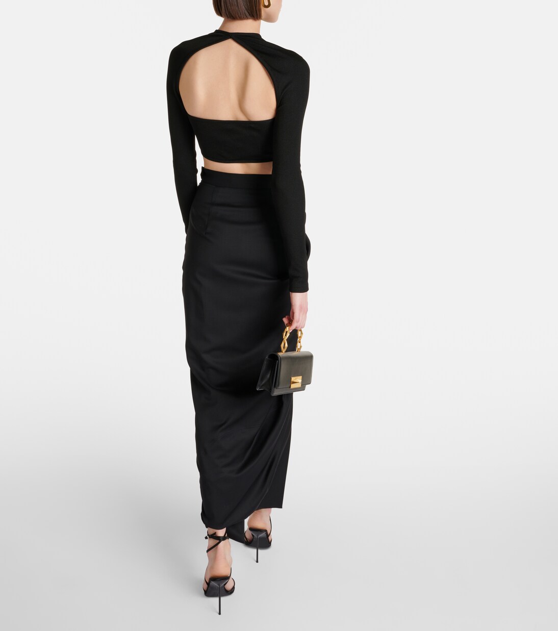 Crop top Stone Scythe con aberturas | Christopher Esber
