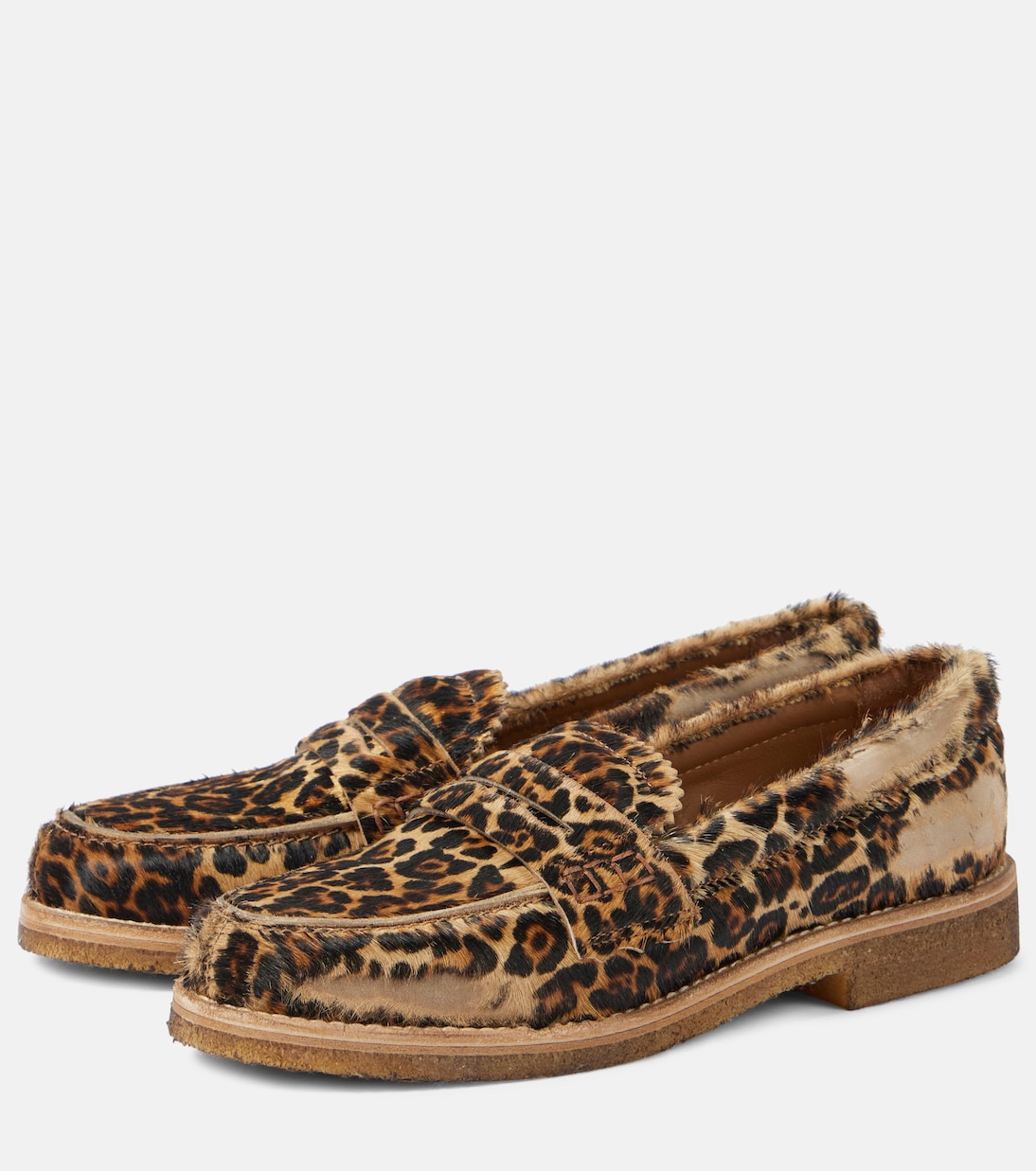 Mocasines penny Jerry de pelo de becerro | Golden Goose
