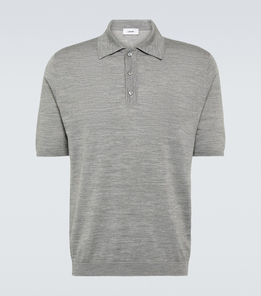 Wool, silk, and cashmere polo shirt | Lardini