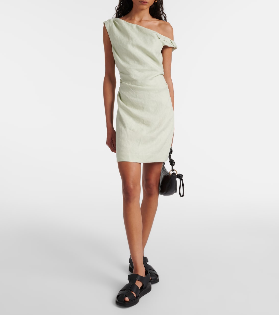 Minikleid Iris Twist aus Leinen | SIR