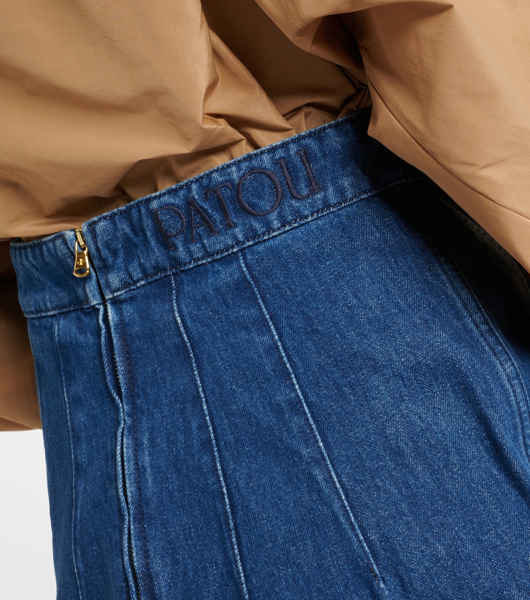 Falda larga de denim | Patou