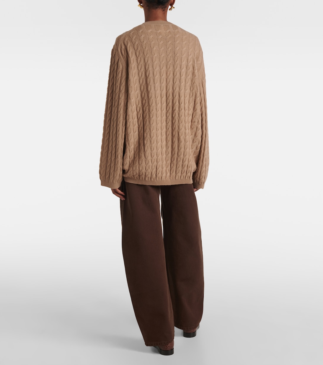 Jersey de lana y cachemir trenzado | Jardin des Orangers