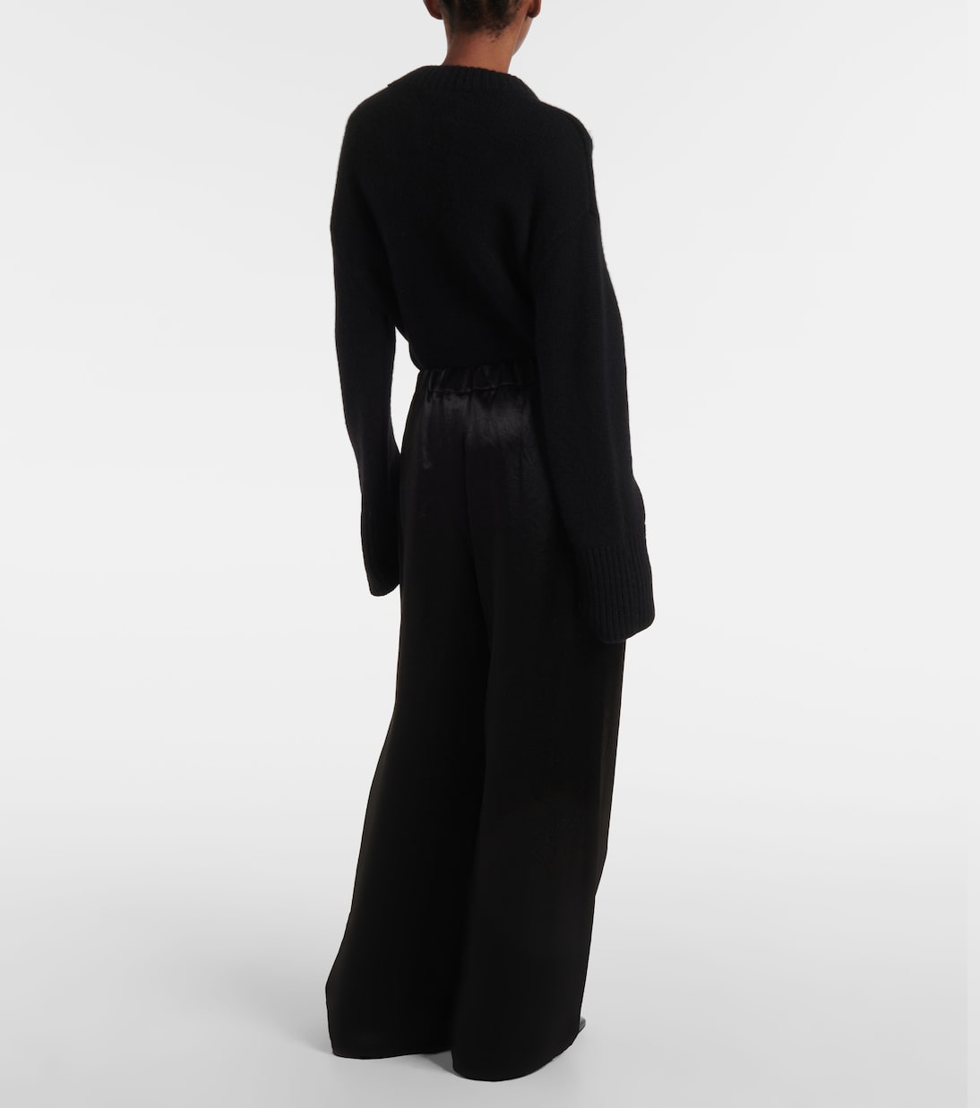 Pantalon ample Leisure Accanto en satin | Max Mara