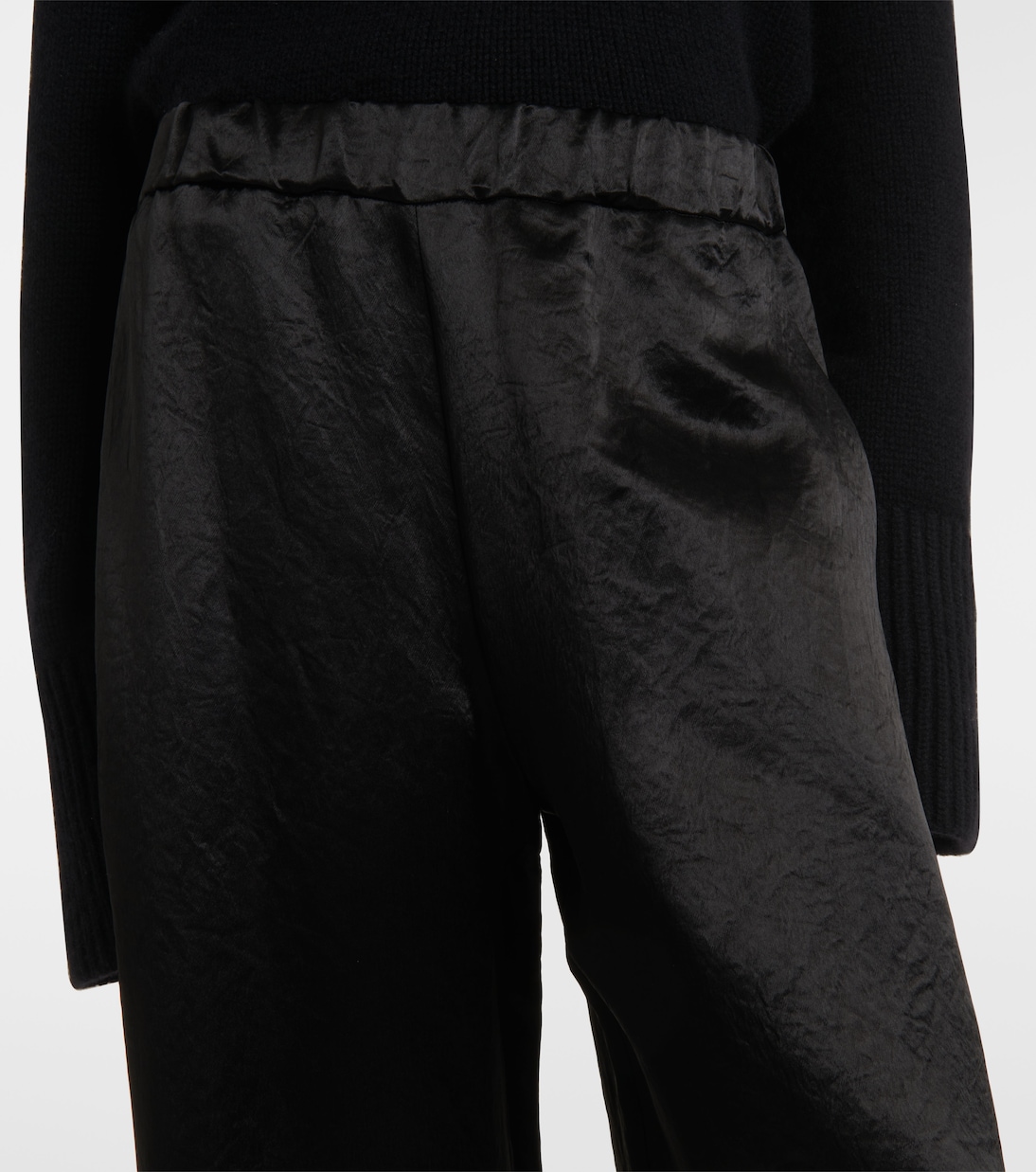 Pantalon ample Leisure Accanto en satin | Max Mara