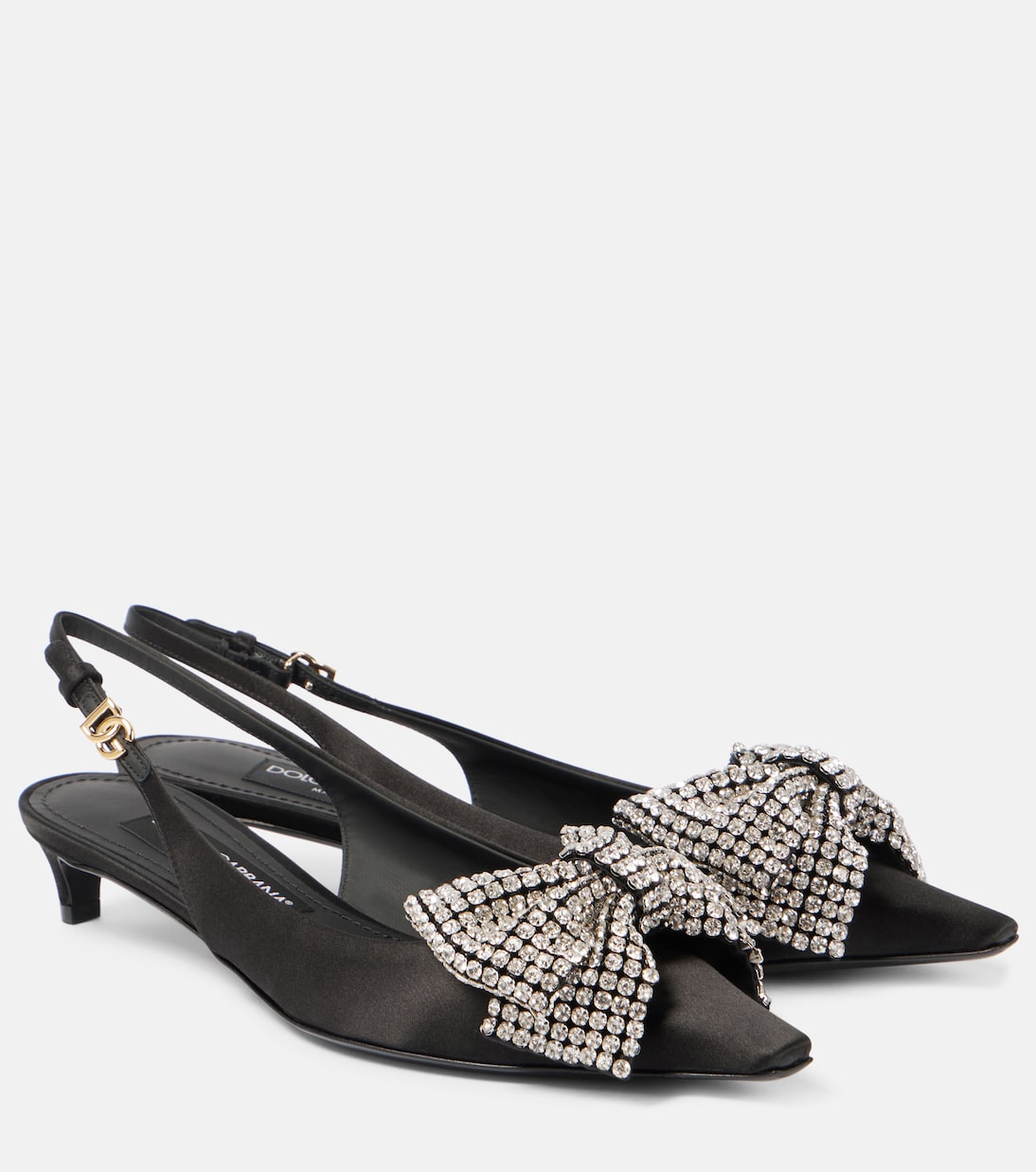 Escarpins en satin à ornements | Dolce&Gabbana