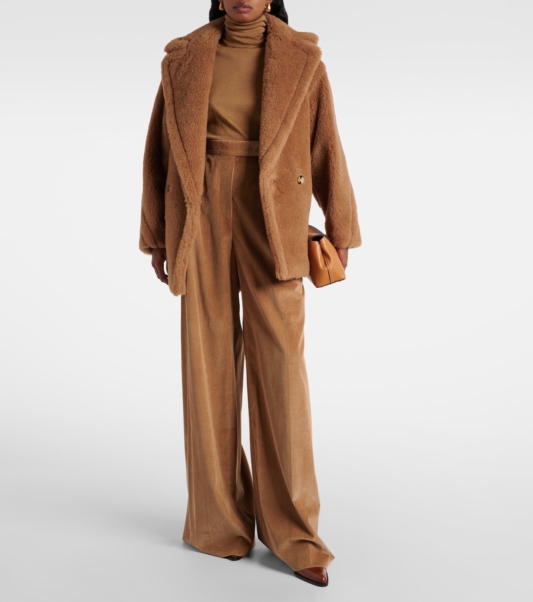 Giacca in teddy di lana e seta | Max Mara
