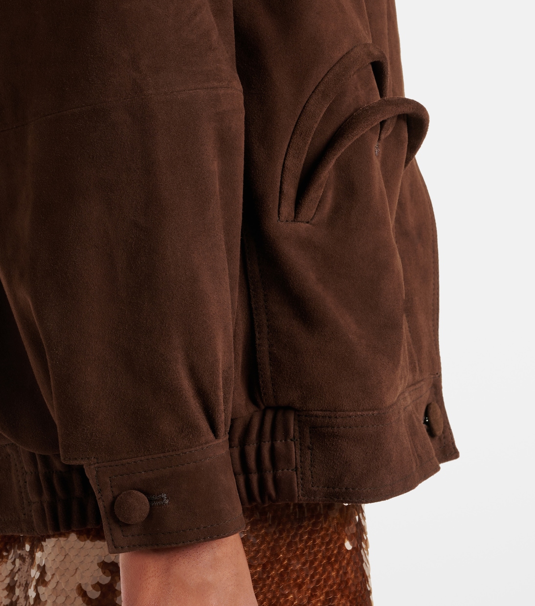 Cleo suede bomber jacket | Blazé Milano