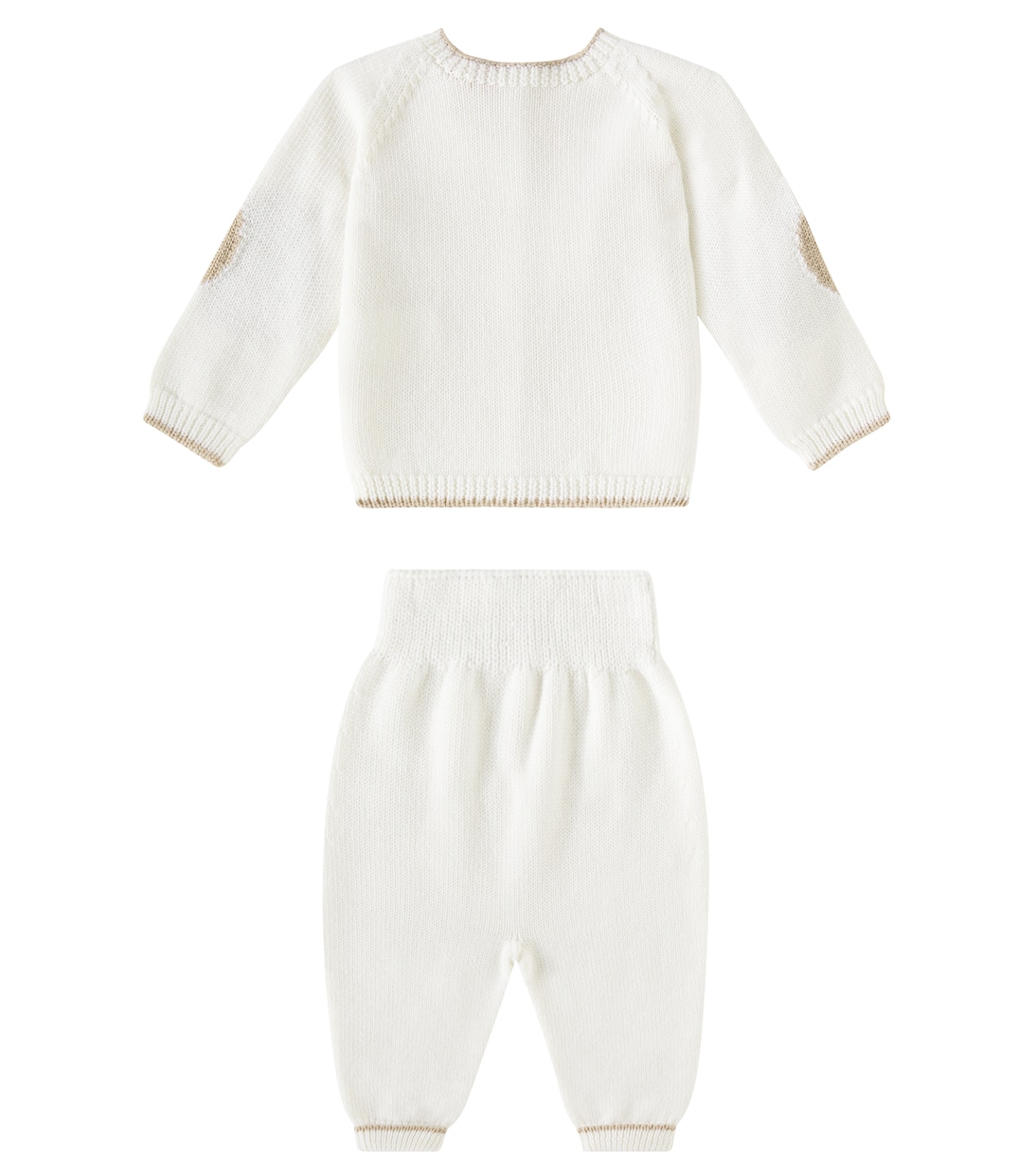 Baby Mirlo virgin wool sweater and pants set | La Coqueta