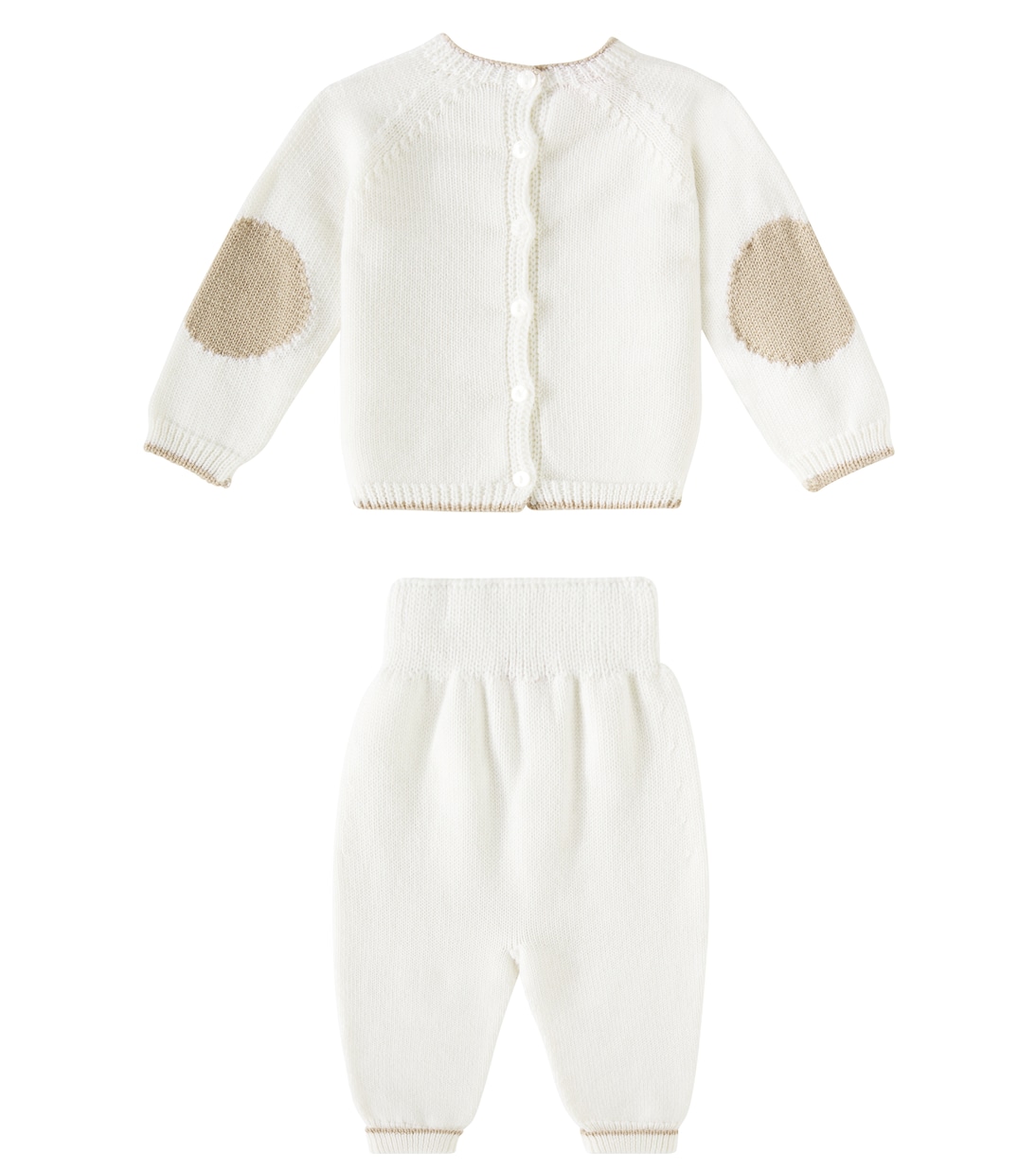 Baby Mirlo virgin wool sweater and pants set | La Coqueta