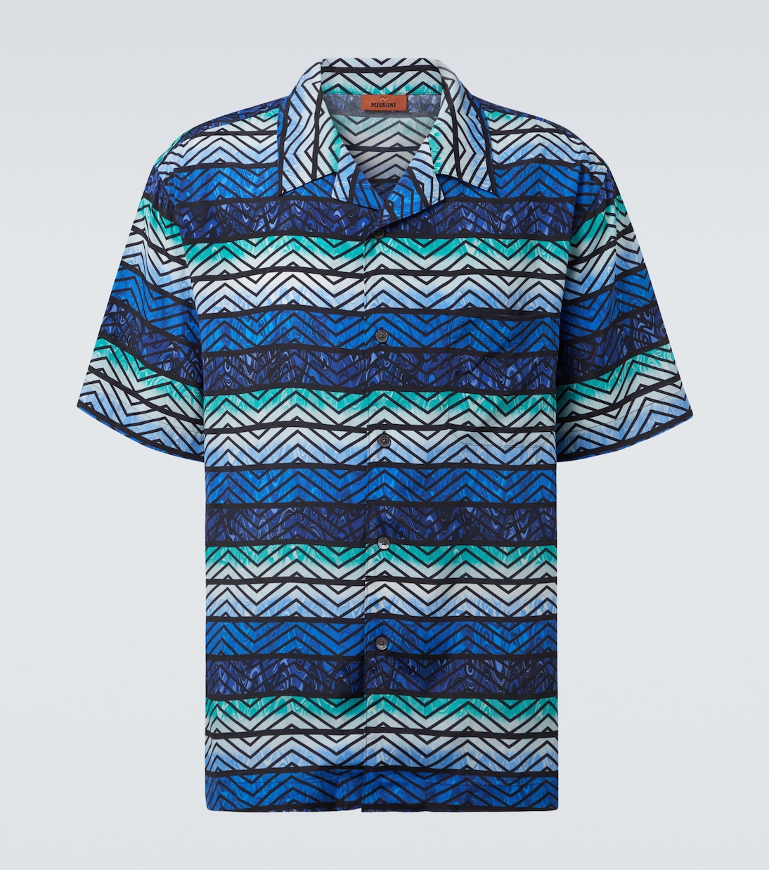 Camicia bowling con stampa a zig-zag | Missoni