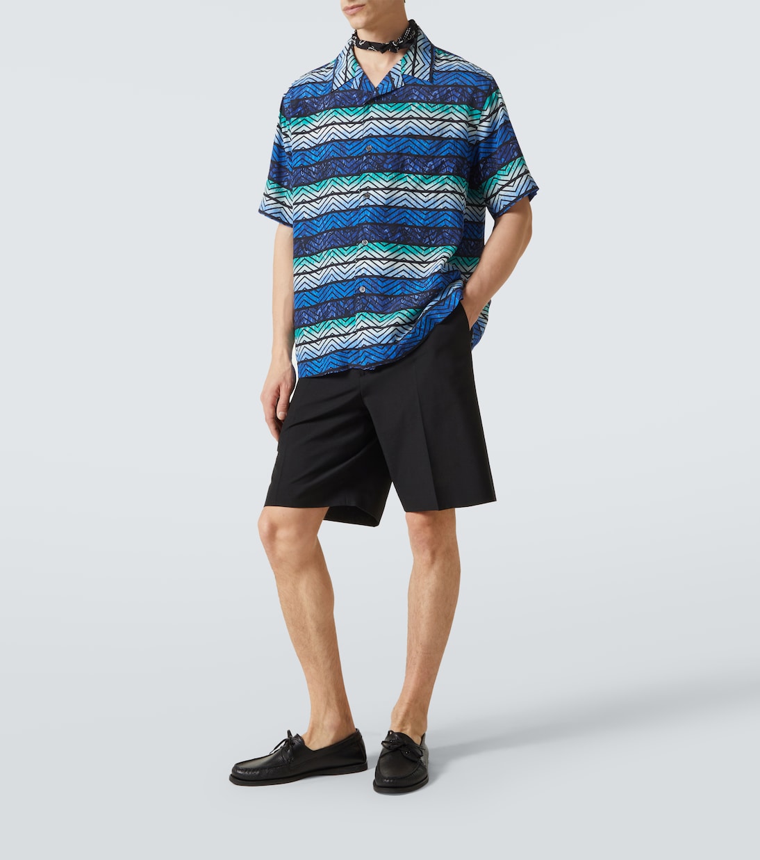 Camicia bowling con stampa a zig-zag | Missoni
