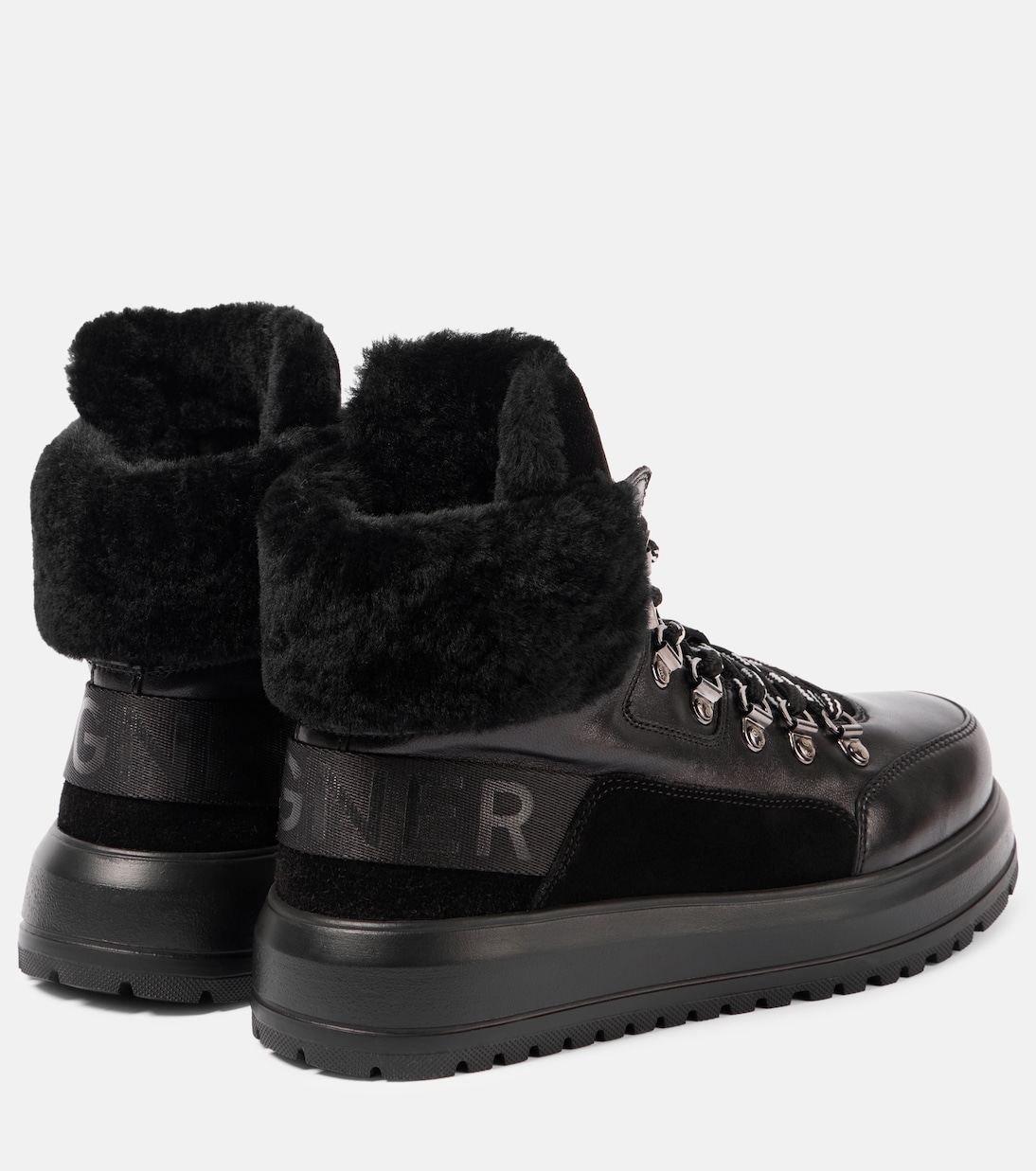 Stivaletti in pelle con shearling | Bogner