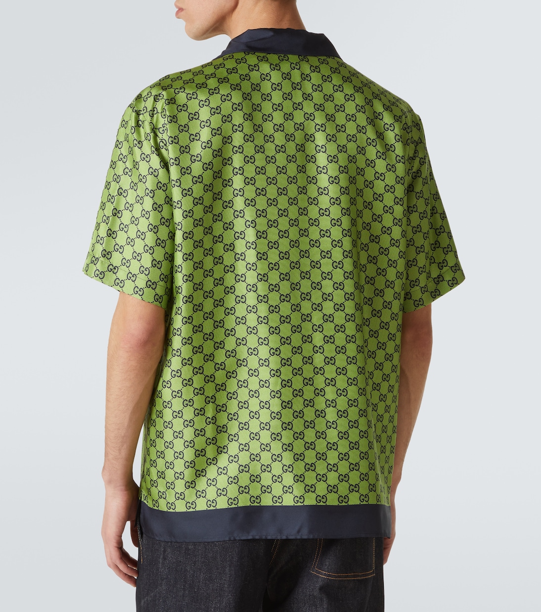 Camicia in seta GG  | Gucci