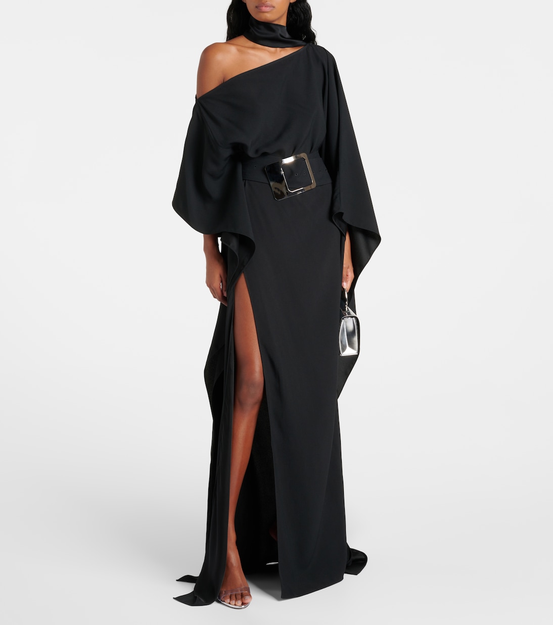 One-Shoulder-Robe Taylor aus Cady | Taller Marmo