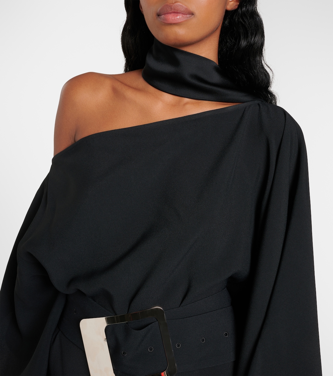 One-Shoulder-Robe Taylor aus Cady | Taller Marmo