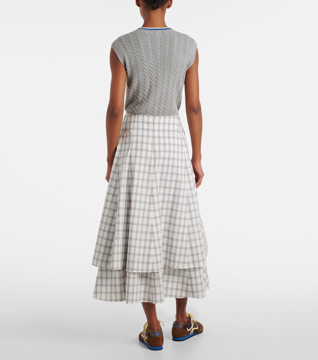 Gonna midi in cotone | Loewe