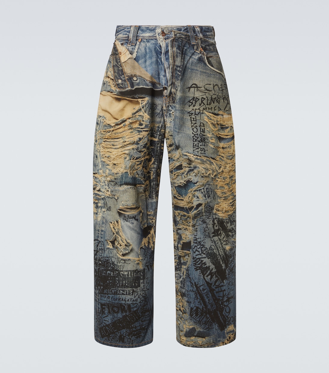 Jeans anchos 2023 trompe l'œil | Acne Studios