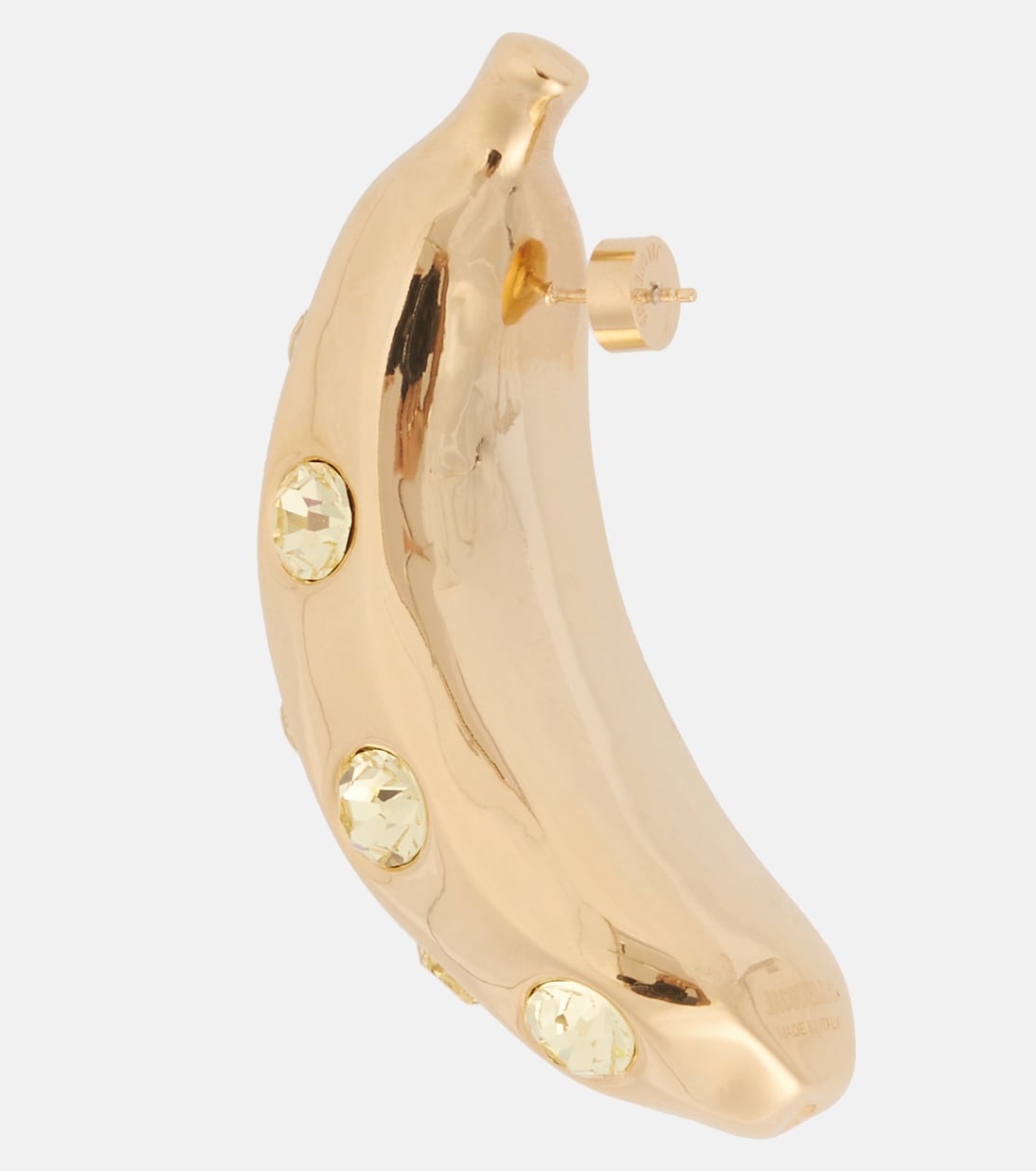 Orecchini JACQUEMUS con dettagli in cristallo a tema banane per uno stile giovane e trendy