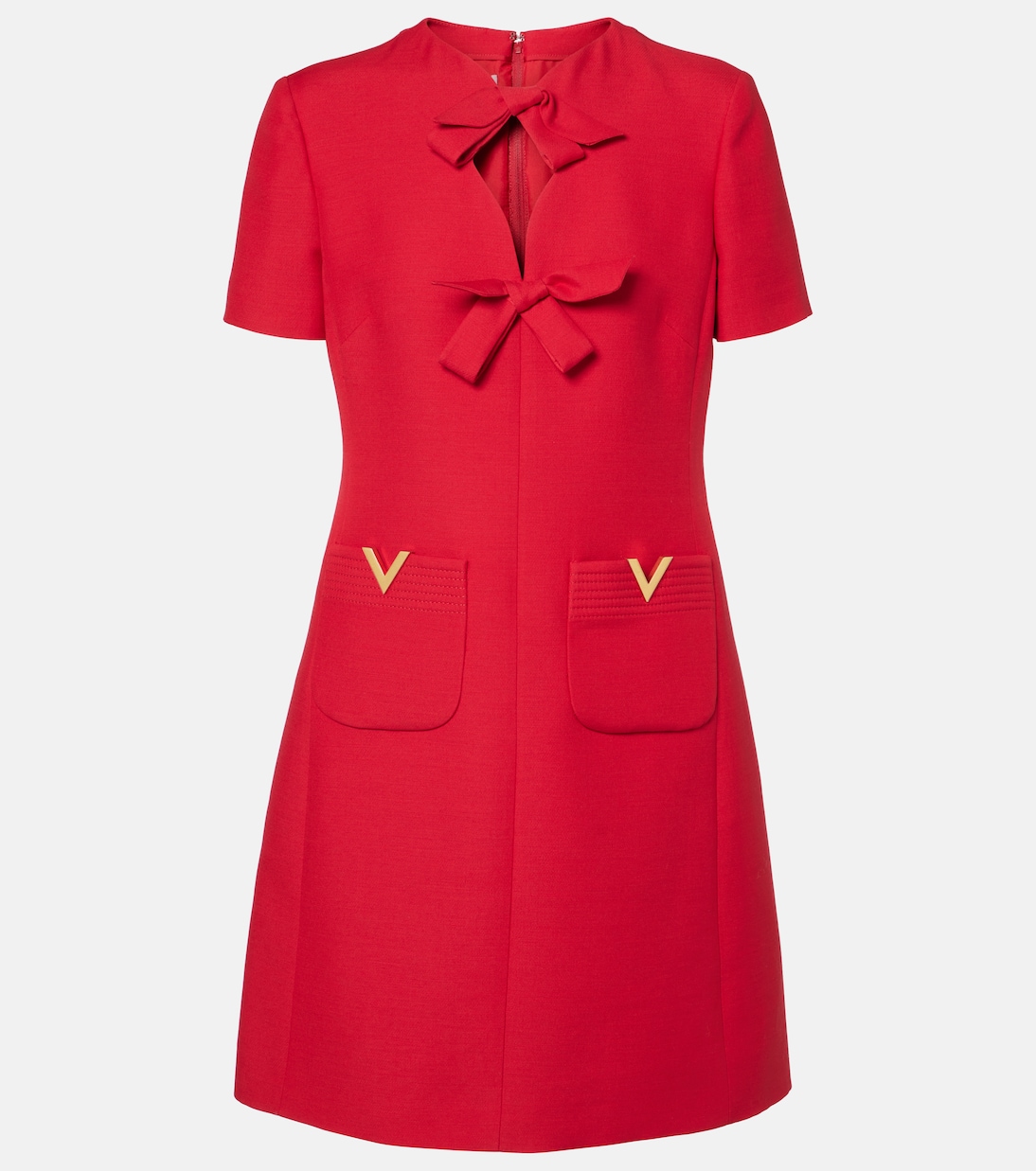 Minikleid VGold aus Crepe Couture | Valentino