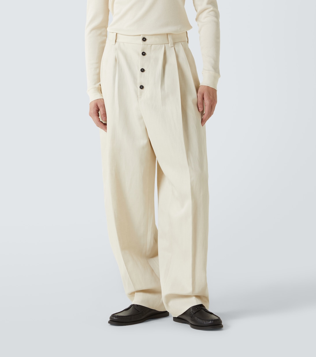 Fernando wool and linen tapered pants | Jacquemus