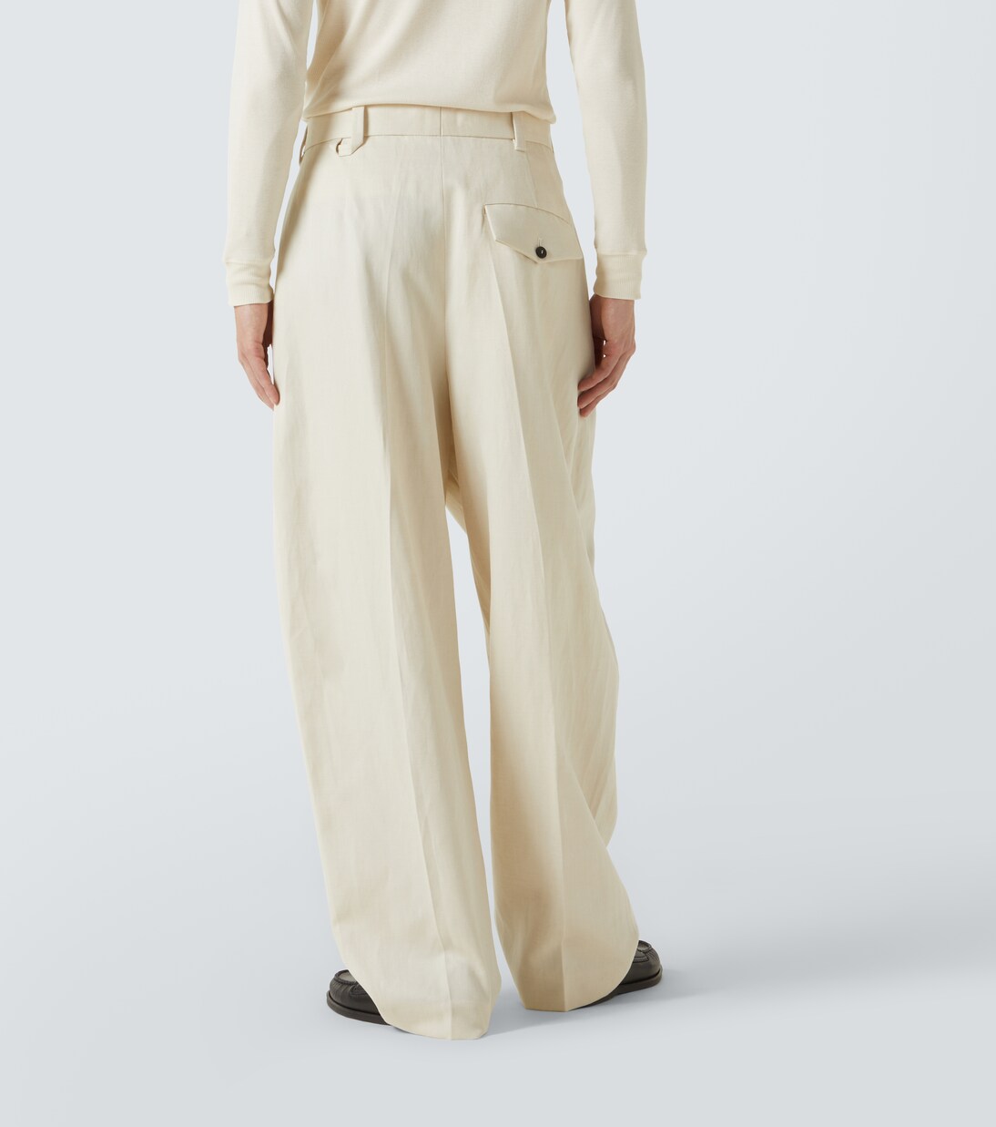 Fernando wool and linen tapered pants | Jacquemus