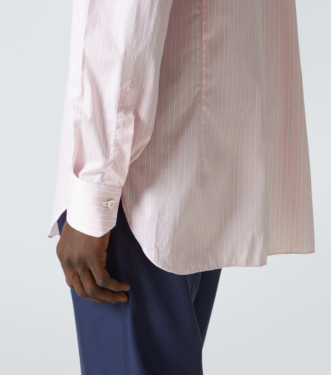 Camicia in cotone a righe | Kiton