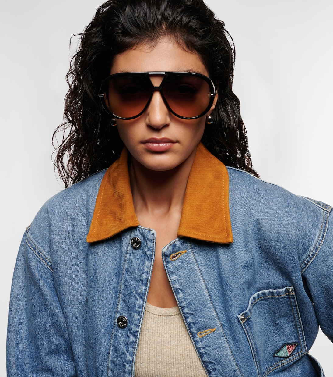 Aviator-Sonnenbrille Drop Combi | Bottega Veneta