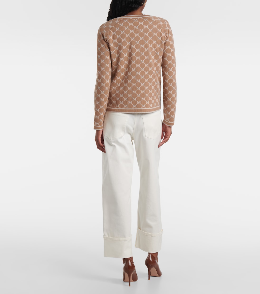 Tivoli intarsia wool and cashmere cardigan  | 'S Max Mara