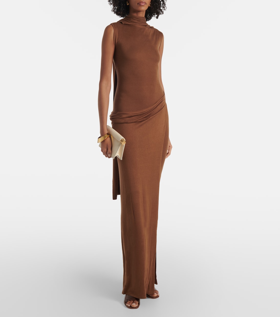 Maxikleid Nou aus einem Seidengemisch | Aya Muse