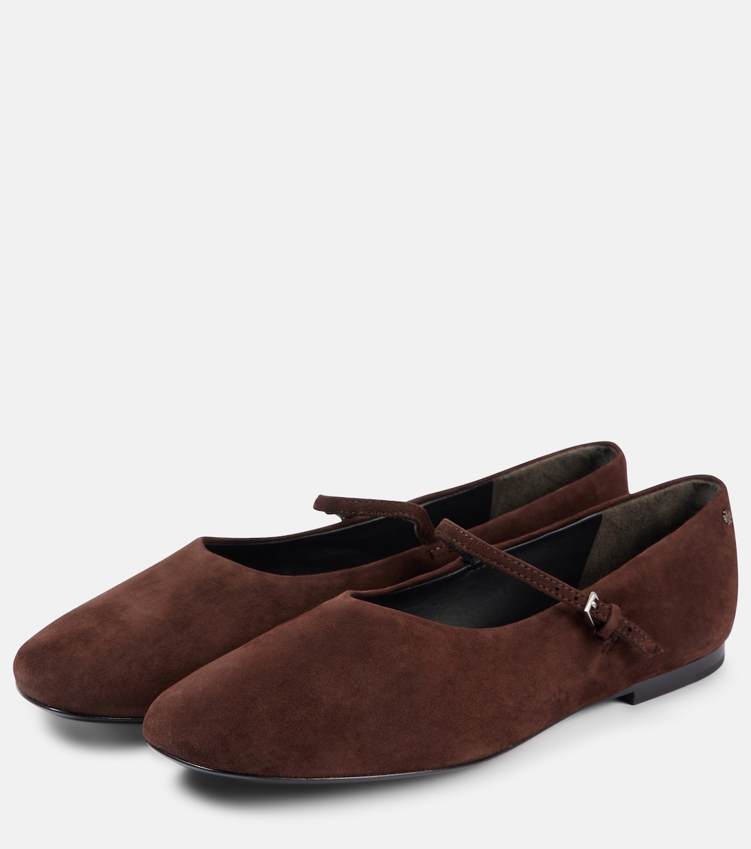 Scarpe ballerine TORY BURCH in pelle scamosciata con cinturino alla caviglia per uno stile giovane e raffinato
