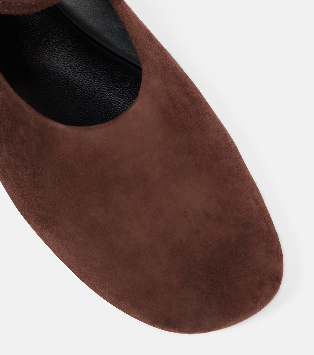 Scarpe ballerine TORY BURCH in pelle scamosciata con cinturino alla caviglia per uno stile giovane e raffinato