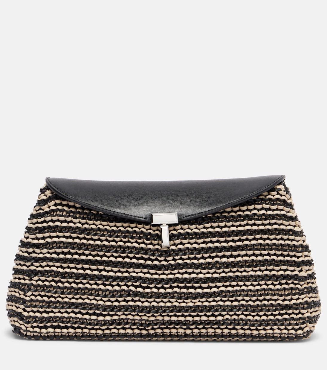 Clutch T-Lock Small de piel | Toteme