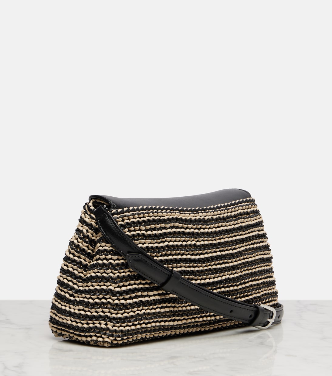 Clutch T-Lock Small de piel | Toteme