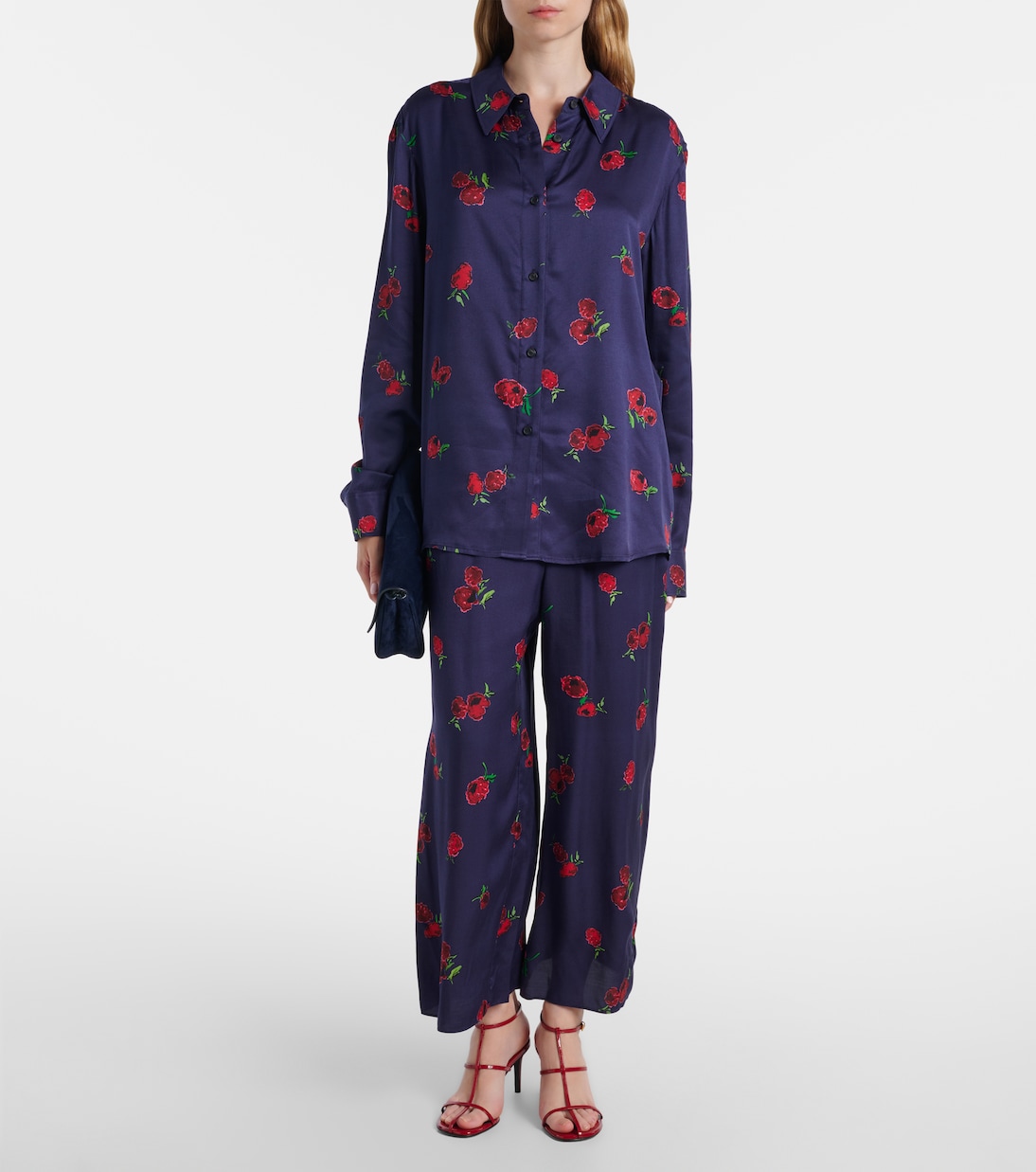 Argo printed twill shirt | Khaite