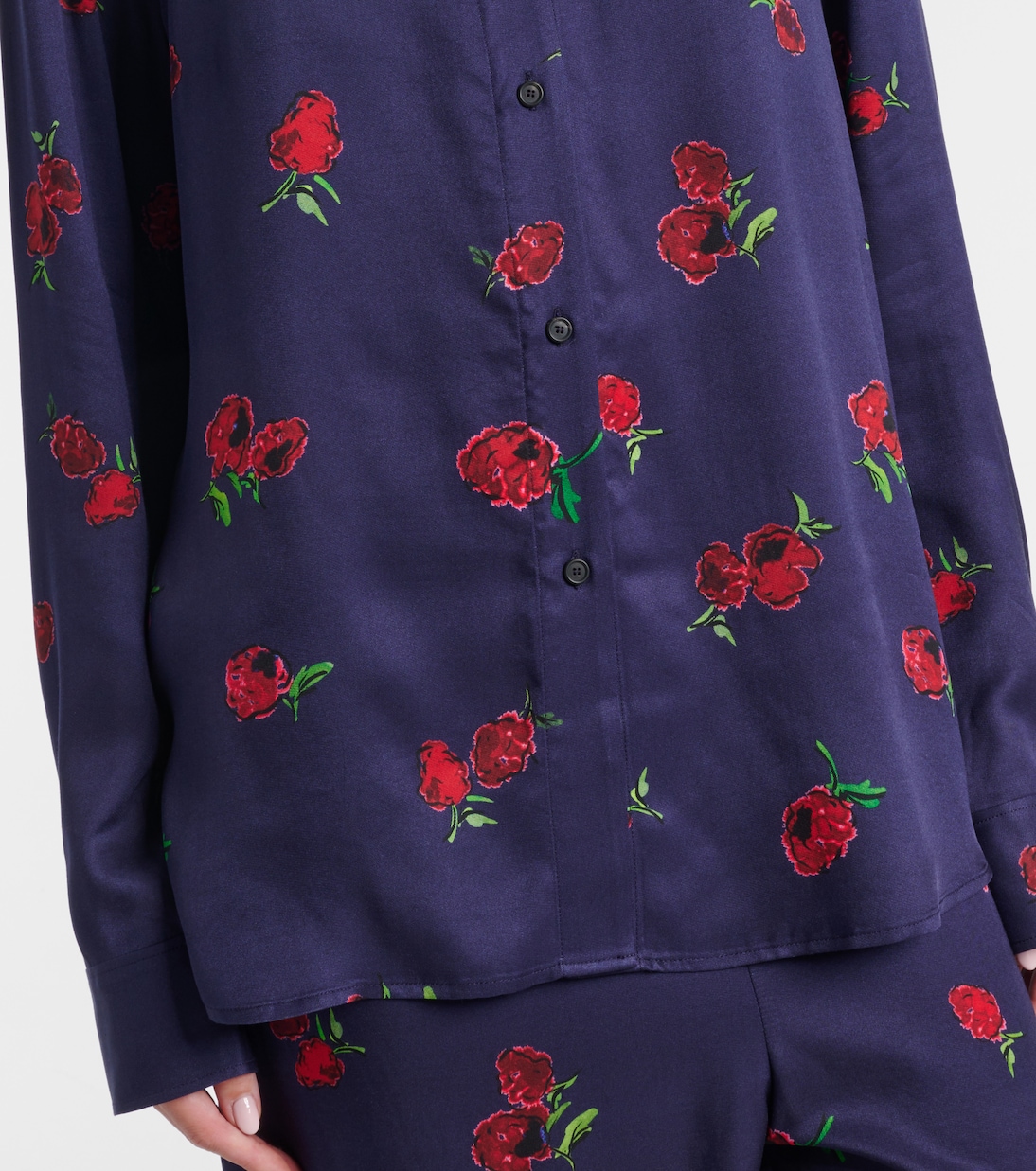 Argo printed twill shirt | Khaite