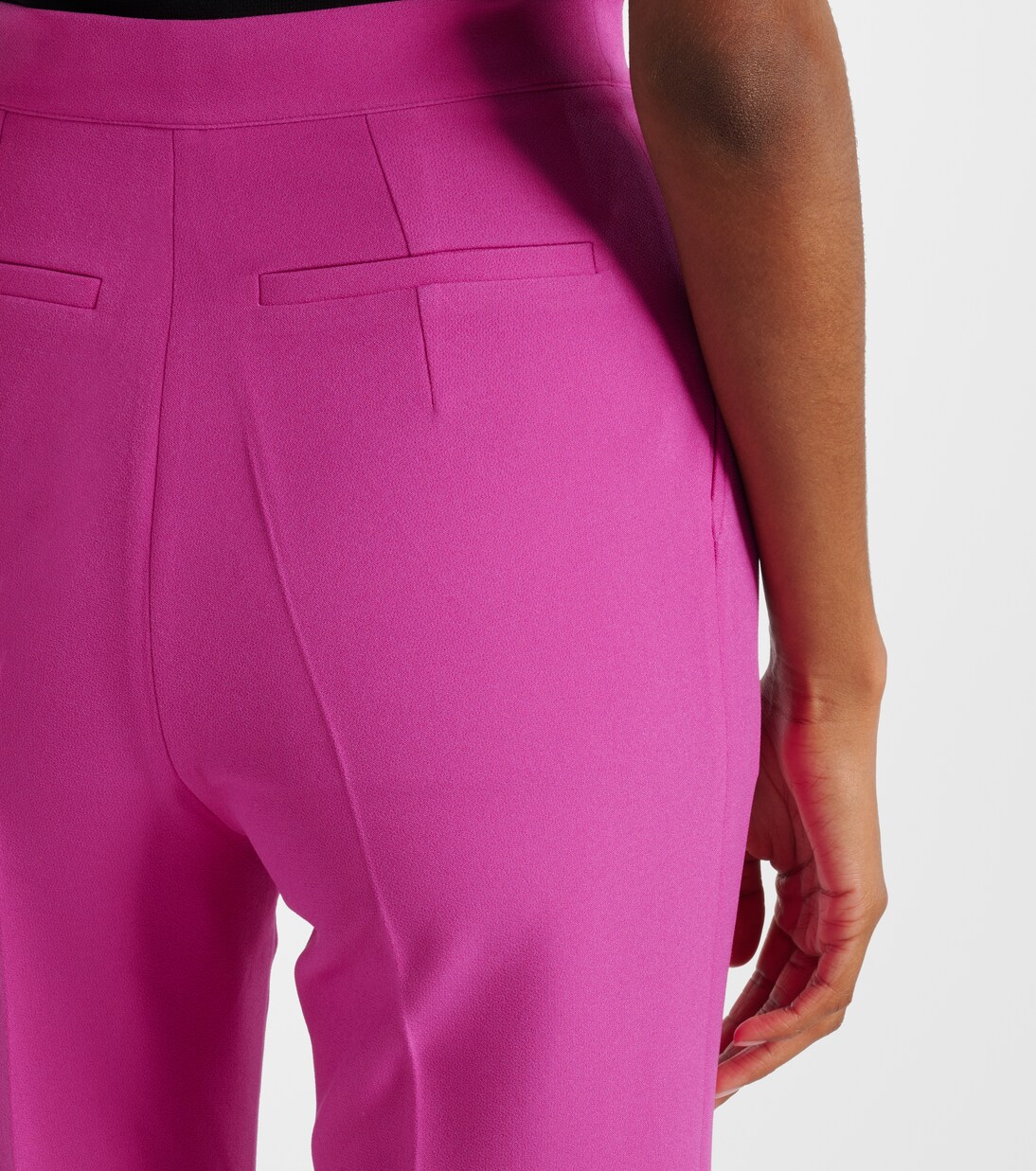 Pantaloni flared a vita alta | Safiyaa