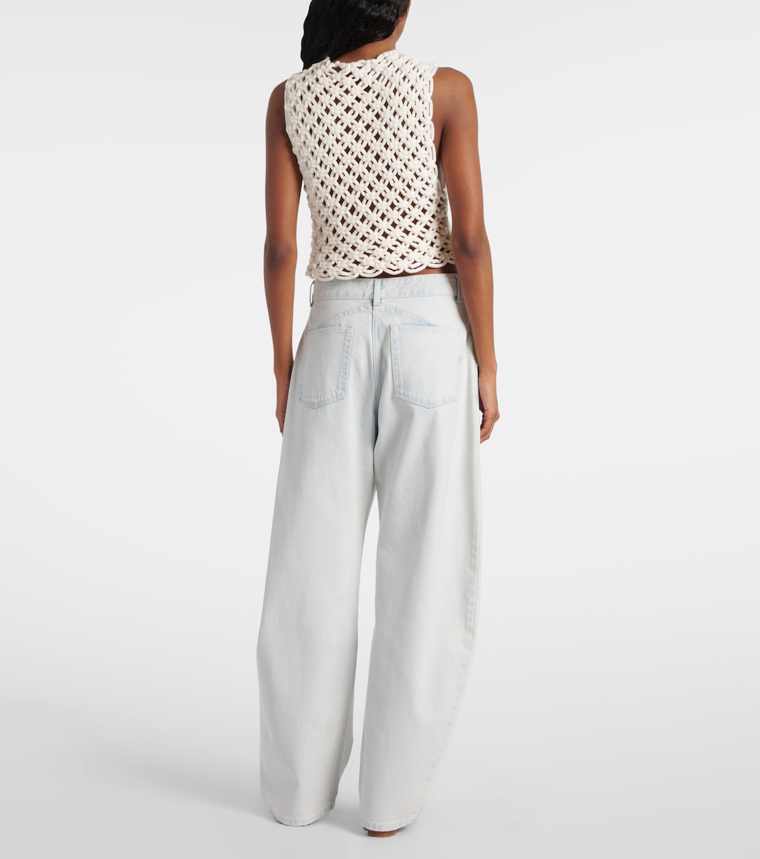 Low-Rise Barrel Jeans | Alaïa