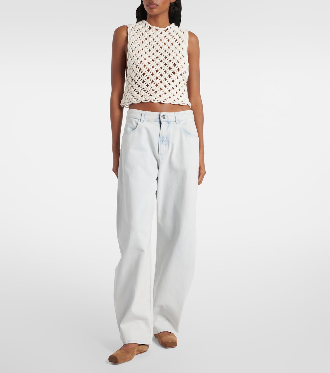 Low-Rise Barrel Jeans | Alaïa