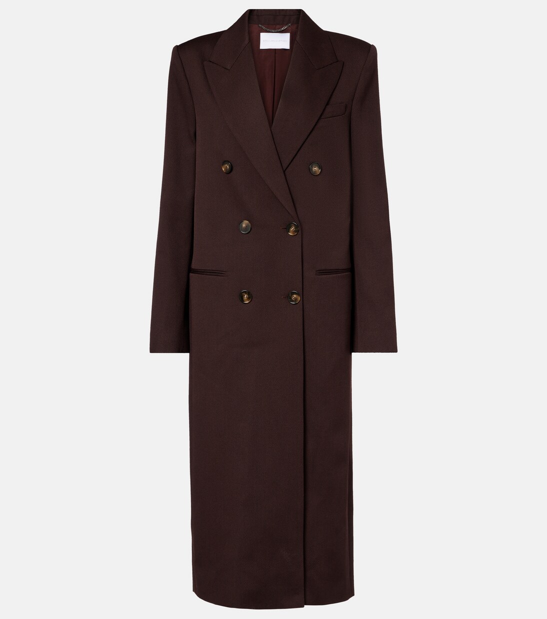 Wool twill coat | Stella McCartney