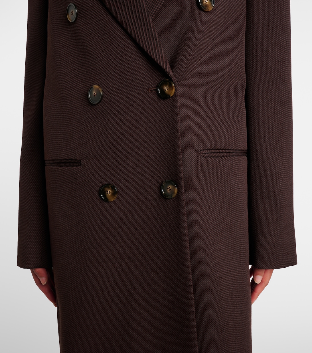 Wool twill coat | Stella McCartney