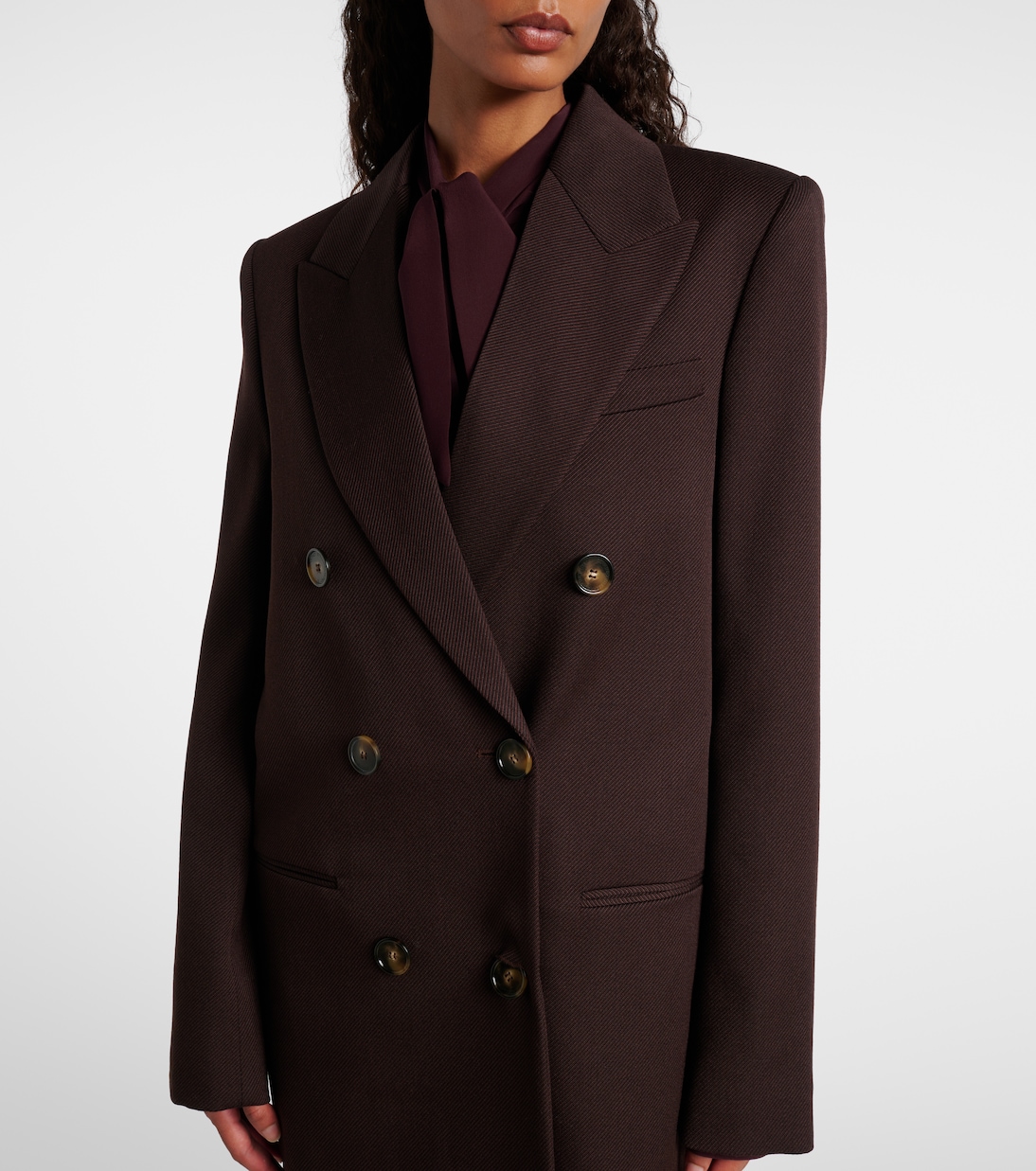 Wool twill coat | Stella McCartney
