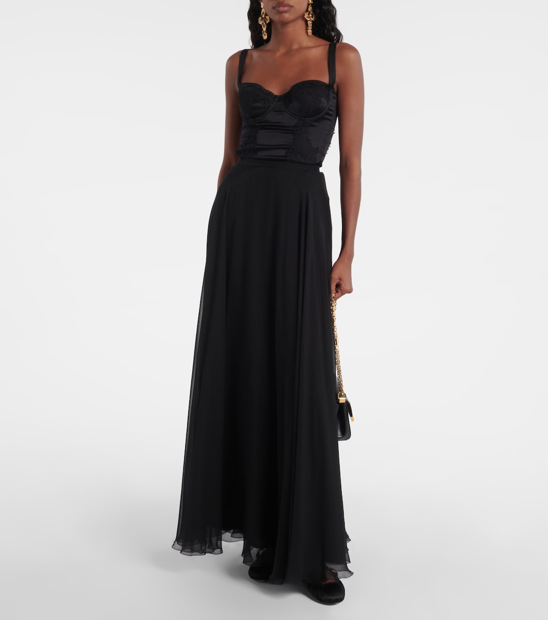 Maxirock aus Seide | Dolce&Gabbana