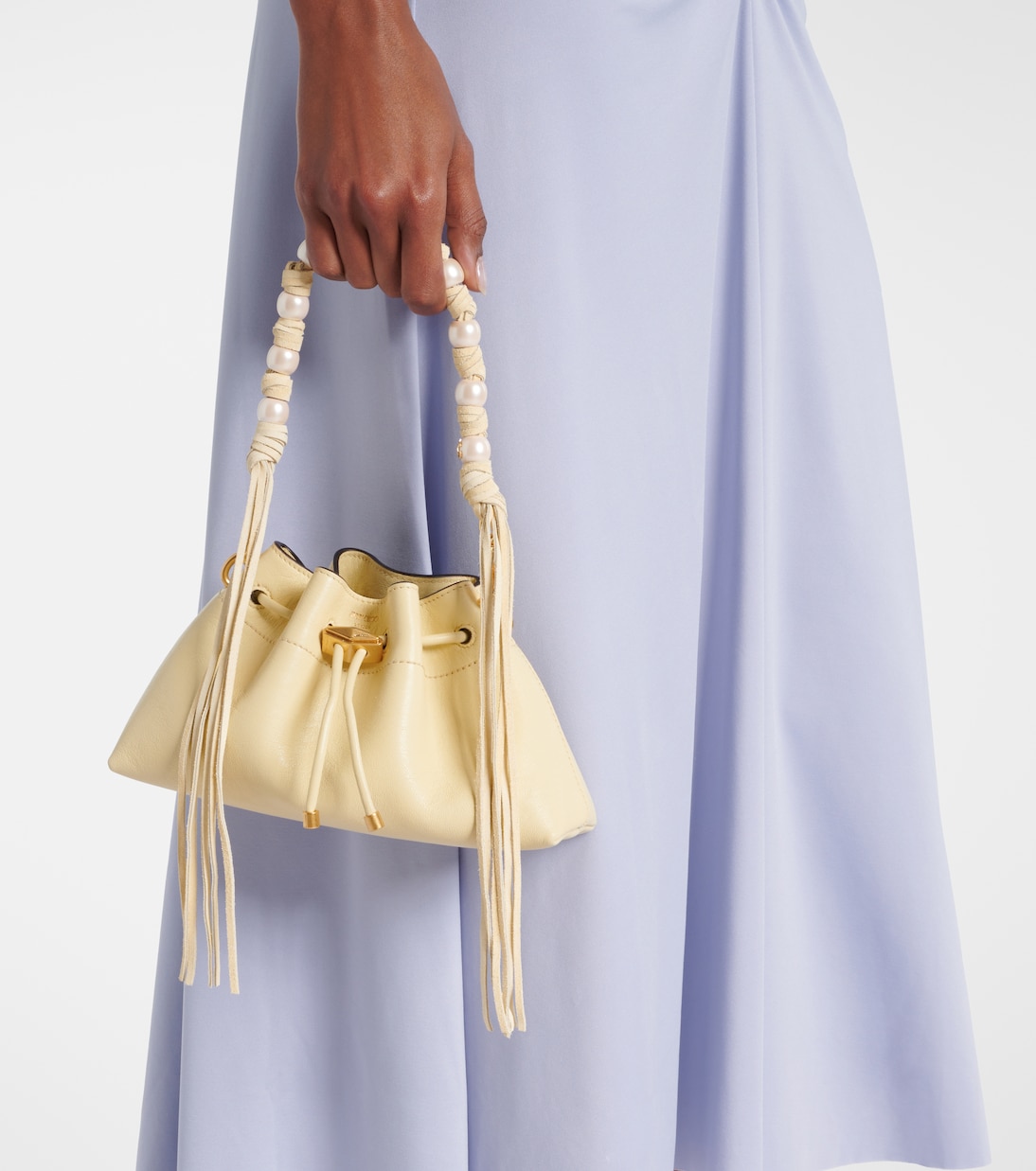 Cinch Small embellished leather tote bag | Jimmy Choo