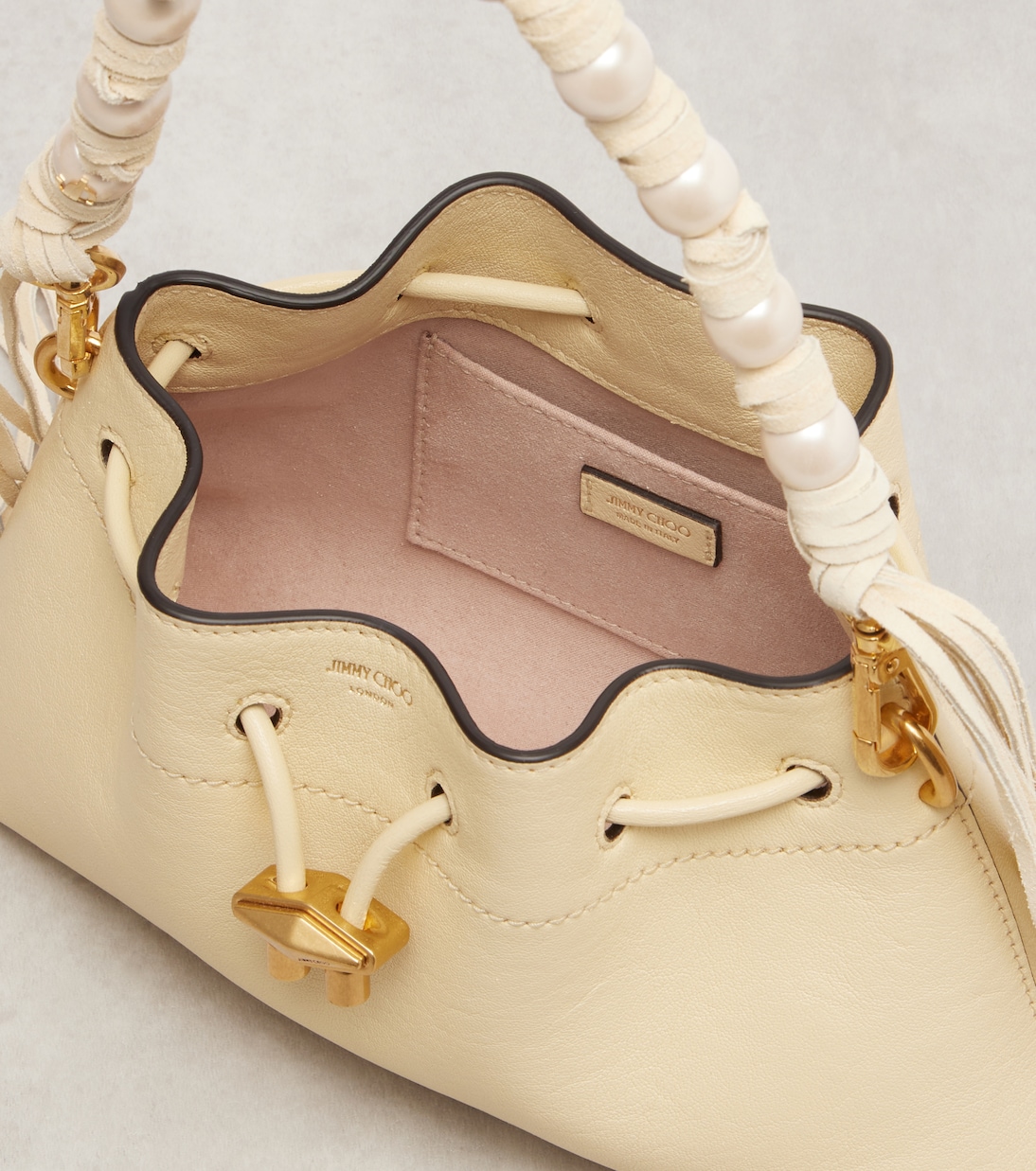 Cinch Small embellished leather tote bag | Jimmy Choo