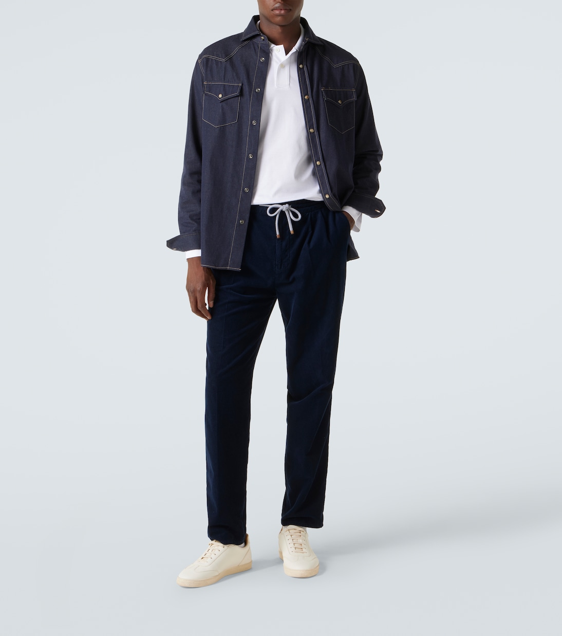 Hose aus Baumwoll-Cord | Brunello Cucinelli
