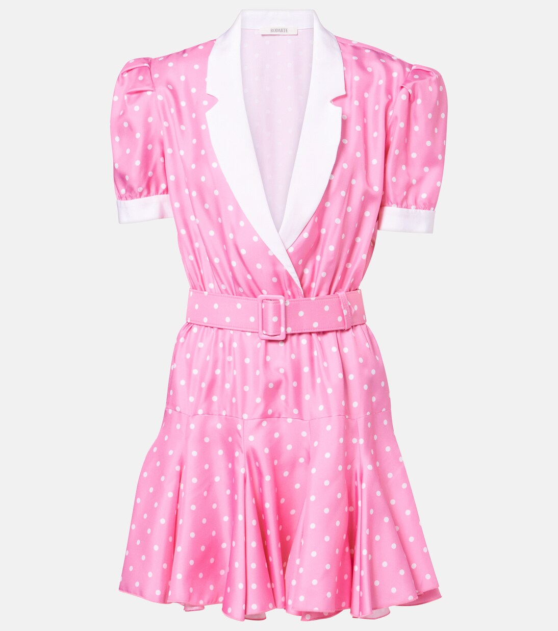 Polka-dot silk twill minidress | Rodarte