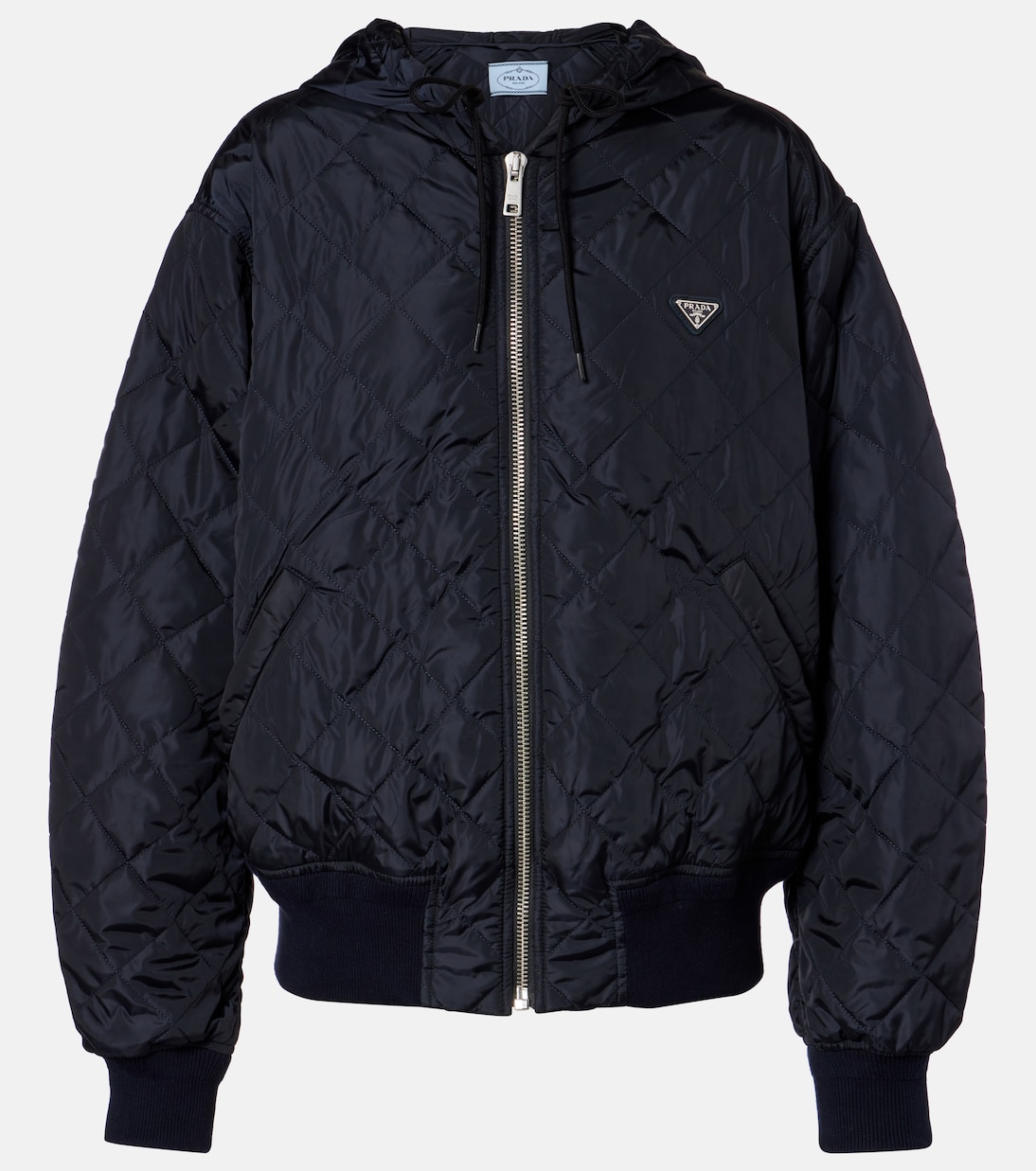 Hooded quilted jacket  | Prada