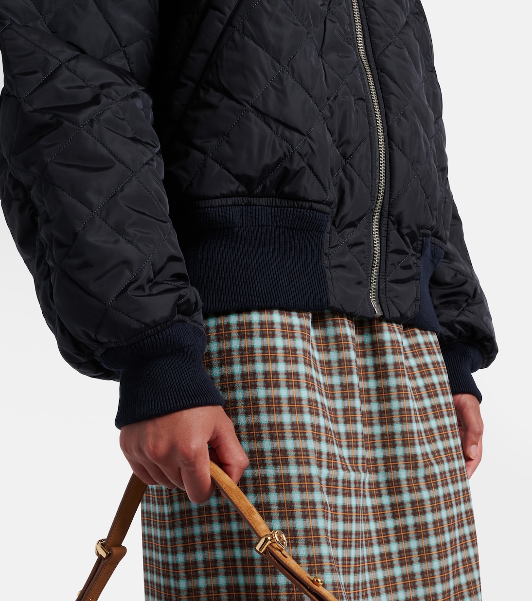Hooded quilted jacket  | Prada