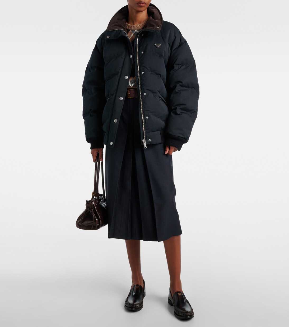 Logo down jacket | Prada